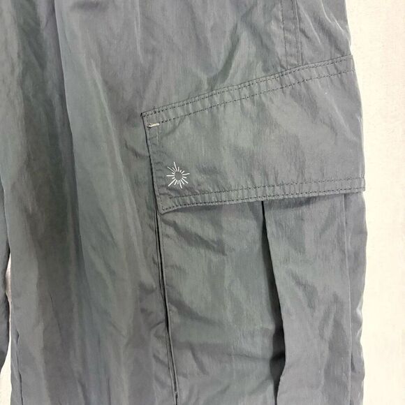 Offline by Aerie Black Nylon/Polyester Cargo Cinch Bottom Pants Women's XS - Picture 5 of 16